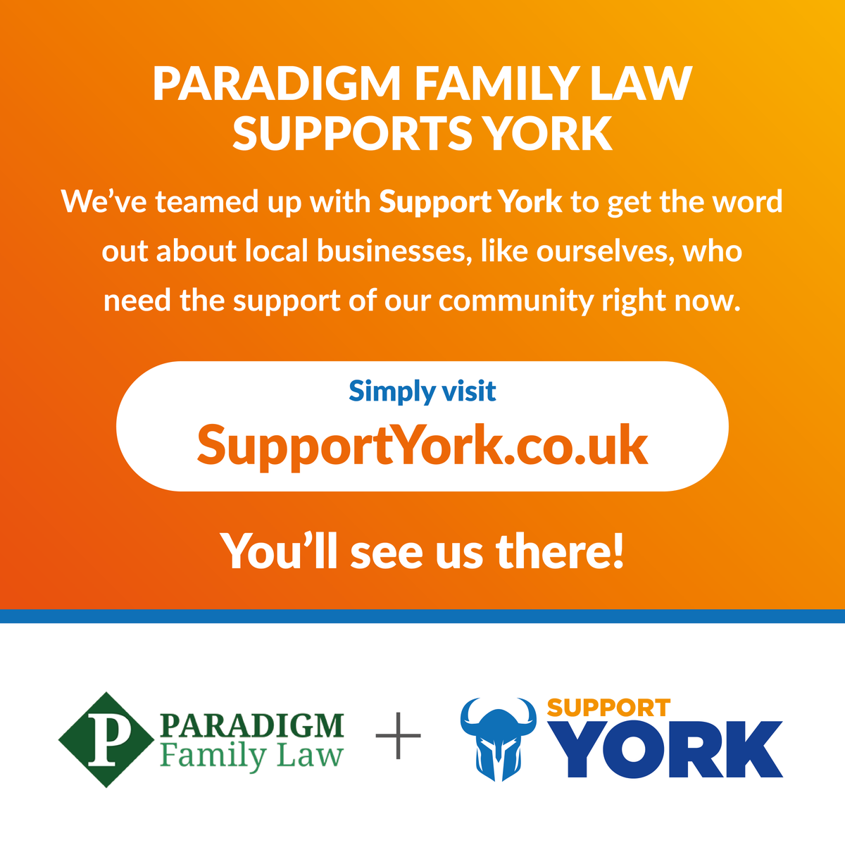 JThorntonFamLaw's tweet photo. We have teamed up with #SupportYork to support local business in these unprecedented times #shoplocal #covid19 @ParadigmFamLaw @JamesT_Paradigm @FrankA_Paradigm @Evelyn_Paradigm @PRead_Paradigm https://t.co/sFeEEUskmB