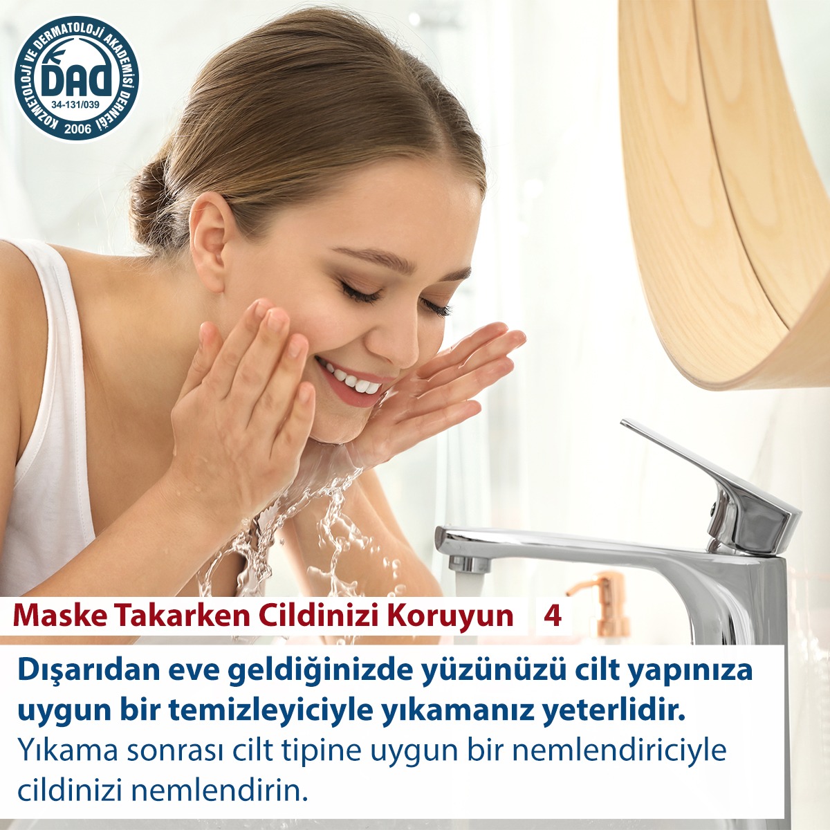 kozmetolojider's tweet photo. Maske takma sonrası cildimizde yağlanma, tahriş ve sivilce gibi problemler yaşanabilir.

❓Maske takarken cildimizi nasıl daha etkili bir şekilde koruyabiliriz?👆🏻⏩

#maskekullanımı
#dogrumaskekullanımı
#ciltproblemleri
#ciltsağlığı
#kozmetolojivedermatolojiakademisidernegi
#KDAD https://t.co/CGMExB7DeG