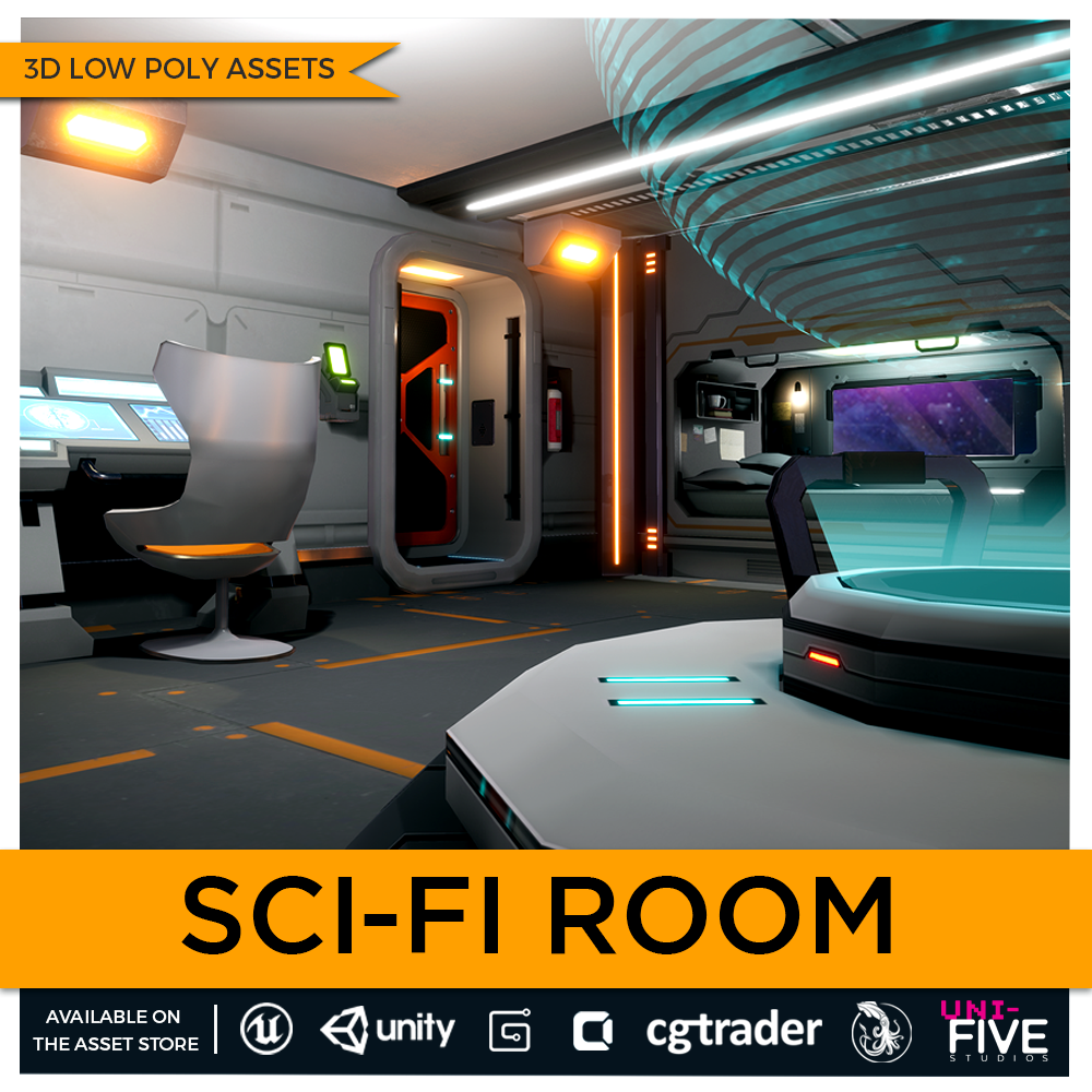 UnifiveStudios's tweet photo. A Hand-Painted Sci-fi room set which we have made for mobile or VR games.
All models are low-poly. It is suitable to use in both Unity and Unreal engine base on clean topology.
Click the link for more details!
https://t.co/qbgOLfskXy
#3Doutsource #gameasset #Scifi #LowPolygon https://t.co/4X2Du6QnYH