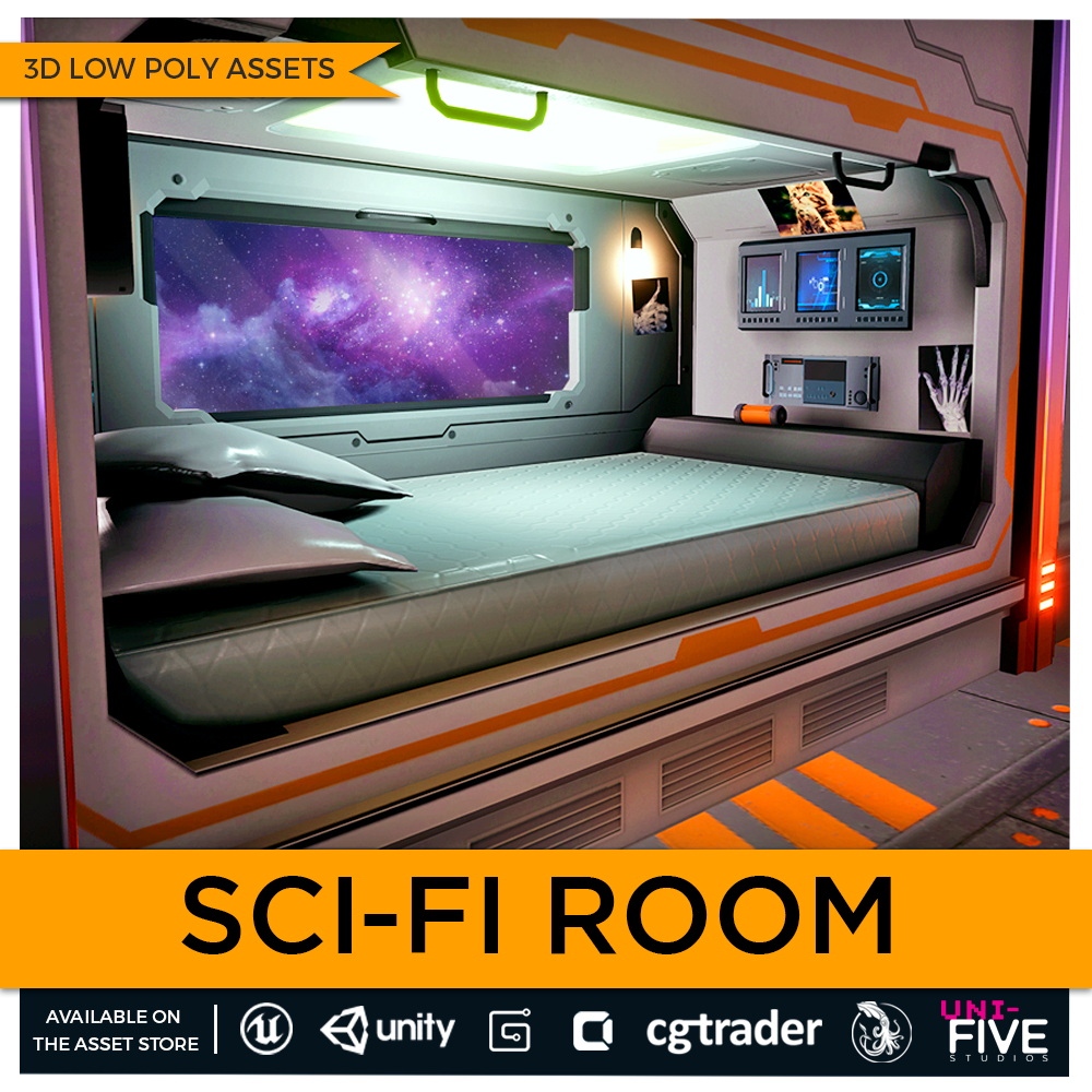 UnifiveStudios's tweet photo. A Hand-Painted Sci-fi room set which we have made for mobile or VR games.
All models are low-poly. It is suitable to use in both Unity and Unreal engine base on clean topology.
Click the link for more details!
https://t.co/qbgOLfskXy
#3Doutsource #gameasset #Scifi #LowPolygon https://t.co/4X2Du6QnYH