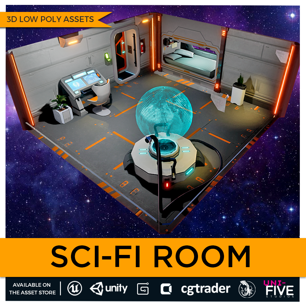 UnifiveStudios's tweet photo. A Hand-Painted Sci-fi room set which we have made for mobile or VR games.
All models are low-poly. It is suitable to use in both Unity and Unreal engine base on clean topology.
Click the link for more details!
https://t.co/qbgOLfskXy
#3Doutsource #gameasset #Scifi #LowPolygon https://t.co/4X2Du6QnYH
