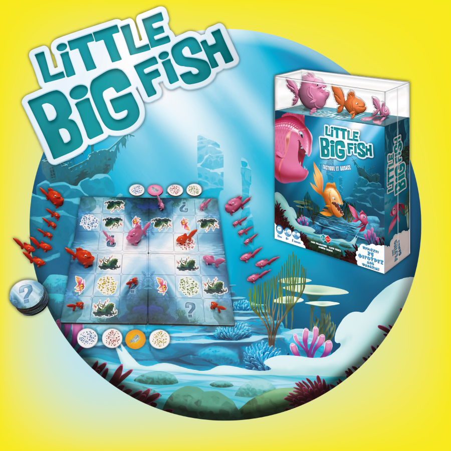 CaelesteShop's tweet photo. Νέο επιτραπέζιο Little Big Fish! Ξεκίνησε με τα ψαράκια σου ένα μαγικό ταξίδι στον ωκεανό! Όμως πρόσεξε, γιατί το μεγάλο ψάρι τρώει το μικρό και υπάρχουν κι άλλοι κίνδυνοι που παραμονεύουν στη θάλασσα! Άτομα 2 | Ηλικία 8 + | Διάρκεια 15 min Θα το βρεις στο https://t.co/2j1gNTQG7L https://t.co/z70kJwvL5j