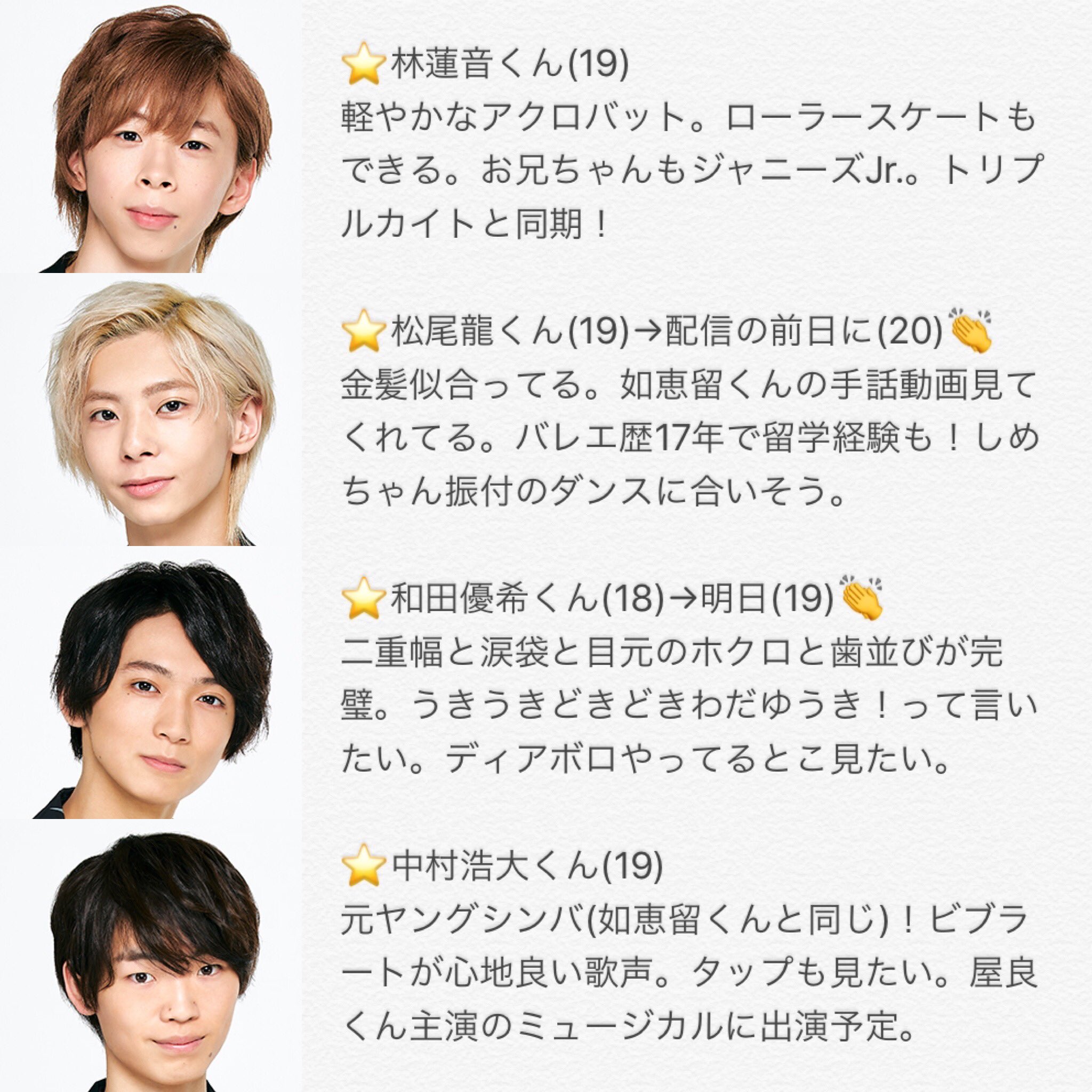 ジャニーズJr. - 和田優希 ステフォ、フォトセ 専用出品 和田優希 プロフィール｜ジュニア公式サイト