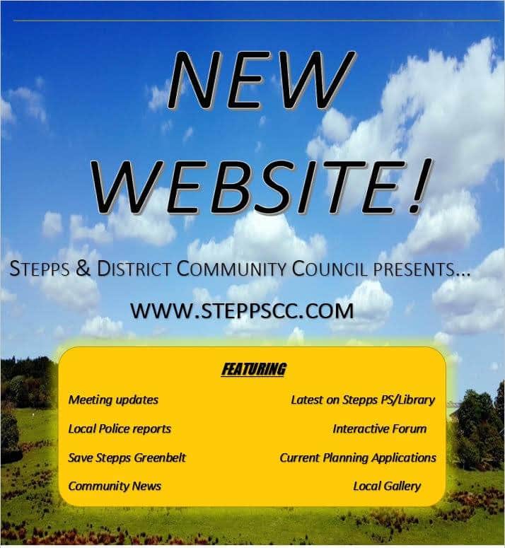 SteppsCC's tweet photo. A new comprehensive website has been developed for Stepps &amp; District Community Council. 

Please have a look and any comments are welcome! 

https://t.co/k5YBRejsJP

#community #stepps #websitelaunch https://t.co/3ZxymK0X5C
