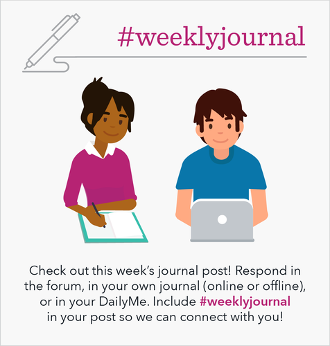 patientslikeme's tweet image. What can you say to yourself when you need to silence your inner critic? #WeeklyJournal 

bit.ly/2DYmor8