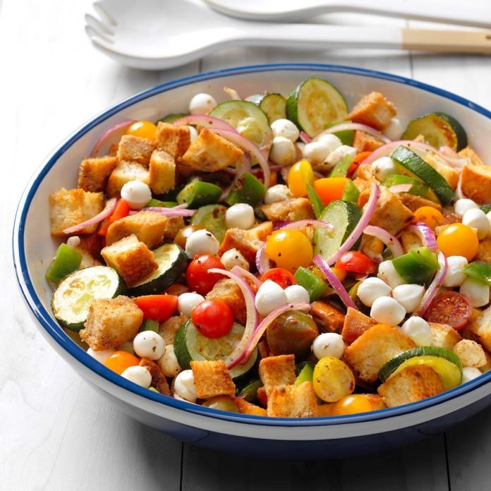 For Panzanella How-tos,  click here... - mailchi.mp/wavehillbreads… #staycool #panzanella #tomatoes #fresh #artisan #breads #goodbread