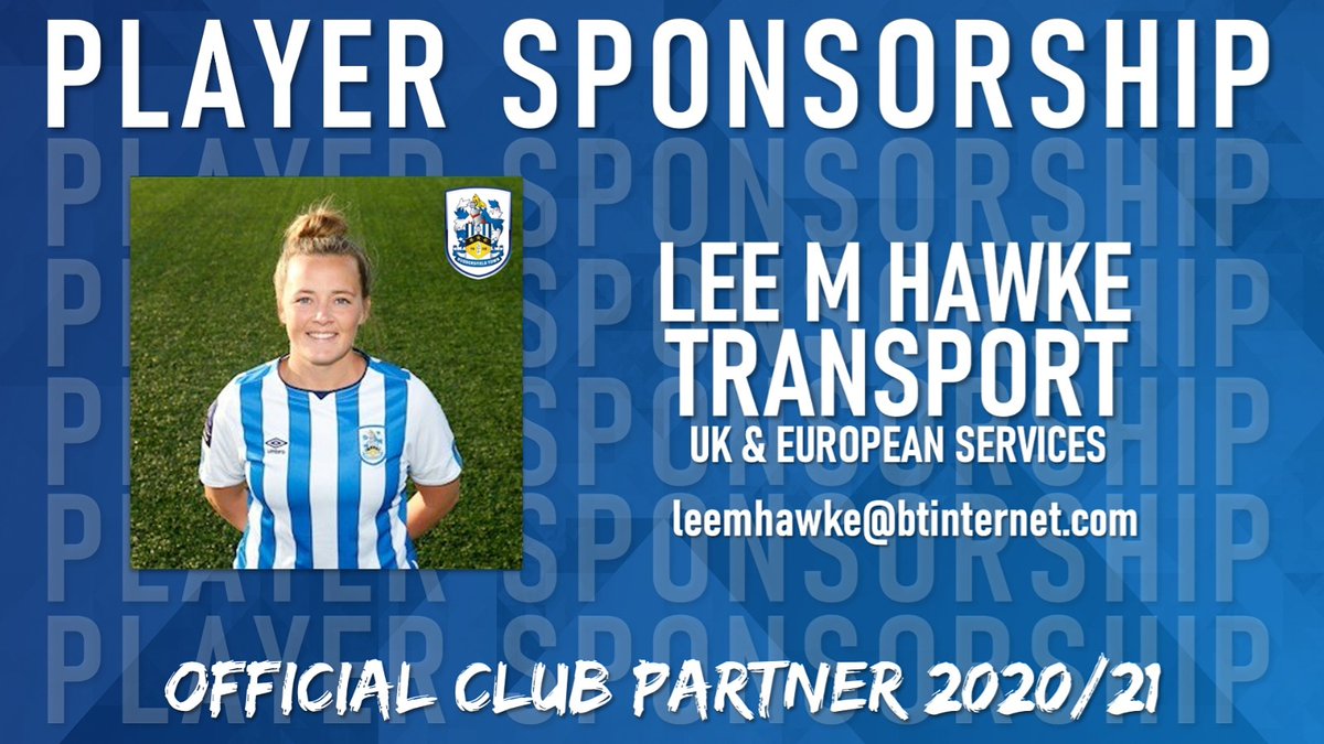 HTAFCWomen's tweet photo. SPONSORSHIP NEWS 🔵⚪

Our skipper @CharleyEvans2 will be sponsored by Lee M Hawke Transport for the 2020/21 campaign! 

#htwfc #htafcwomen #htafc https://t.co/MaEQ8VQmeQ