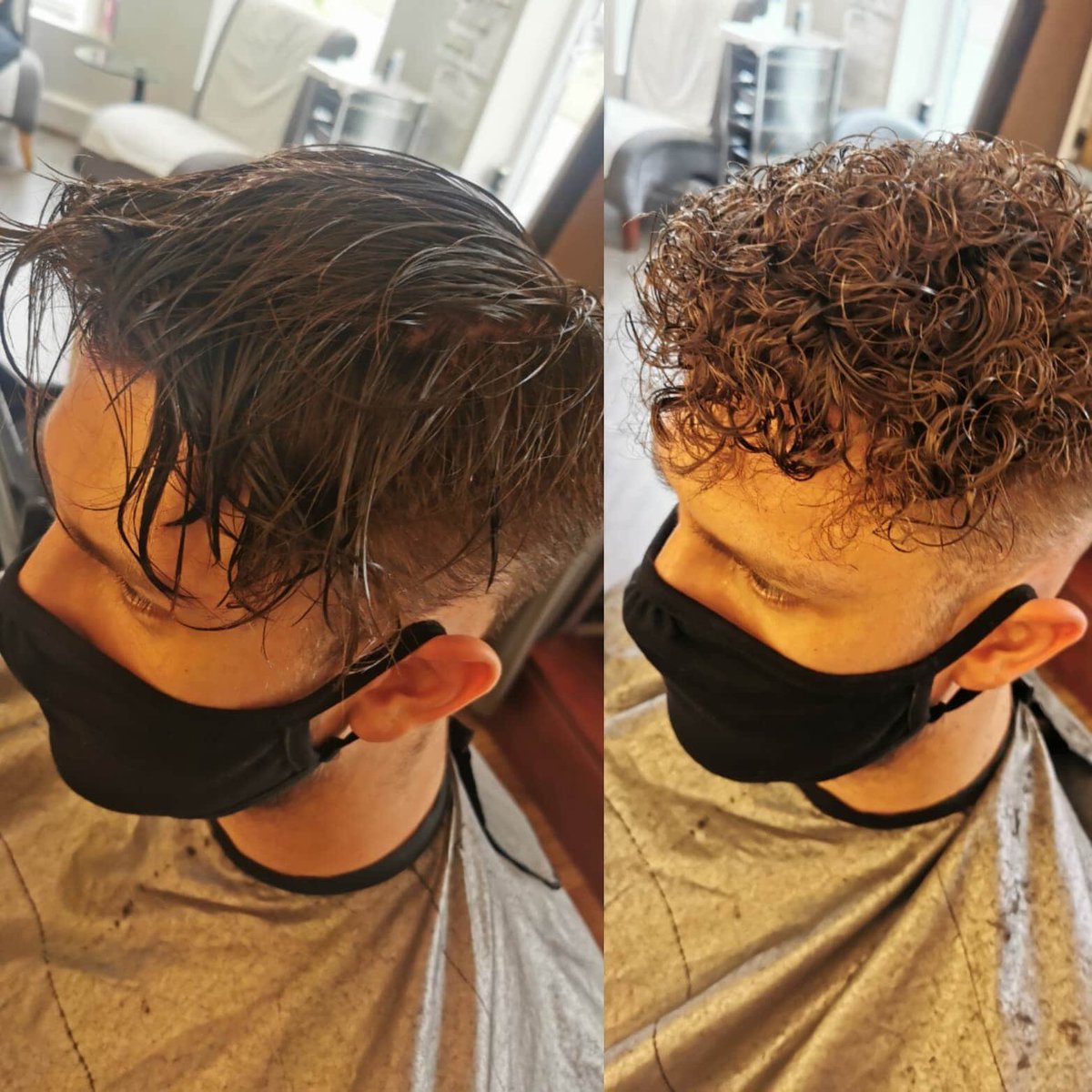 The_InnBarber's tweet photo. What a transformation! Do you feel like you need a change? Why not come and see our perm specialist and resident barber, Cody.
Book now on 01604 588881

#northampton #northamptonbarber #barberlife #manperm #manperms https://t.co/zkIFuZeQqr