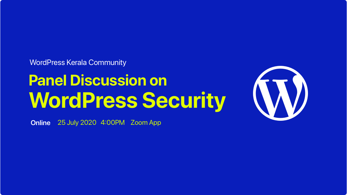 WPTrivandrum's tweet photo. Hey guys, 👋 Our next meetup is scheduled for this Saturday!  We're excited to bring together WordPress experts for a conversation about securing your WordPress website.

RSVP now @ https://t.co/K0GVReusto 

#wordpress #meetups https://t.co/Sm4TKZmpgW