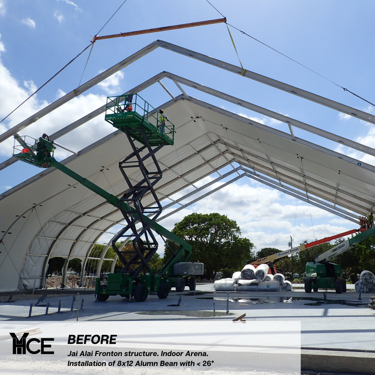 YHCE_inc's tweet photo. Structural design and inspections on the acelerated construction of the Jai Alai Indoor Arena. #yhceprojects. https://t.co/EGs8GYkWTf