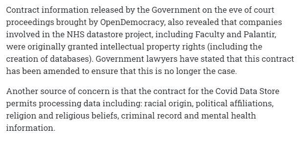 41/. The article is an updated version of the one published 10 days ago.Since then, Palantir has been in the news, with its announcement that it had filed to go public & with controversial developments around its multi-million $  #COVID19 work with the NHS in UK & the HHS in US.