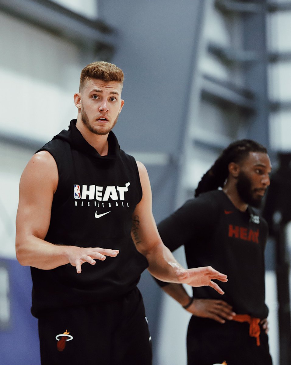 MiamiHEAT's tweet photo. Everybody stay calm... this is not a drill. IT’S GAME DAY! https://t.co/BeMOCyxLne