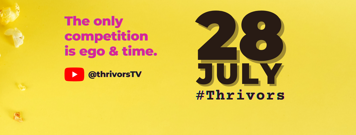 ThrivorsTV's tweet photo. Great fire-side chat @vuyisaq. Thanks for the shout-out! How do you feel about the upcoming reveal? #thrivors #WinWinWins https://t.co/IleaLAxT4U