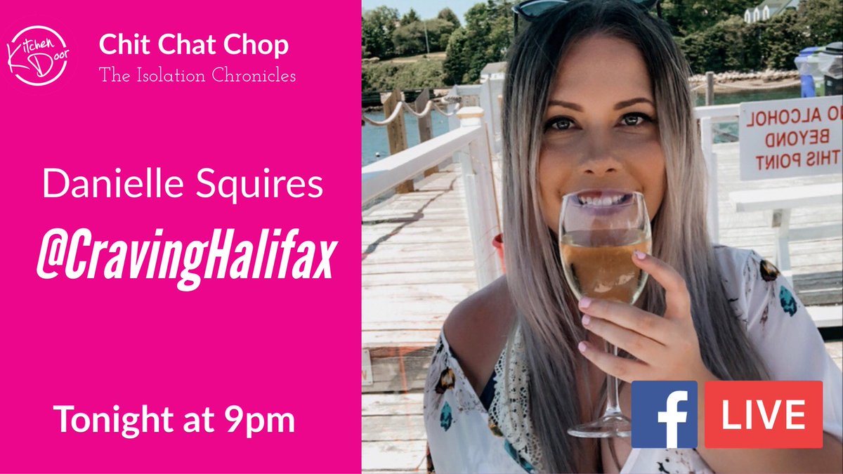 kitchendoorfood's tweet photo. Tonight on Chit Chat Chip : The Isolation Chronicles we have the amazing โFoodie Bloggerโ โCraving Halifaxโ
Check out her Instagram for some content to inspire and make you hungry ๐
https://t.co/4ySY7MdoiF
Join us on FB at 9pm tonight!!
#ChitChatChop https://t.co/5yvXyTPQk3