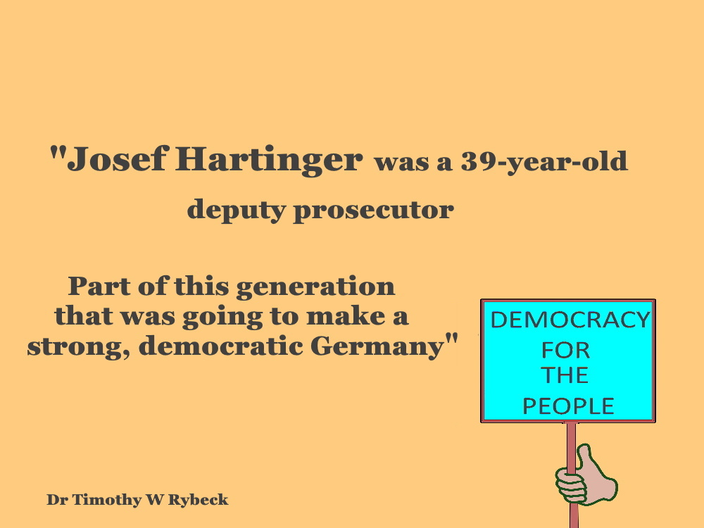 In this reflection I have been inspired by the story of Josef Hartinger and by the part he played in pushing back against the Nazis in Germany 3/n