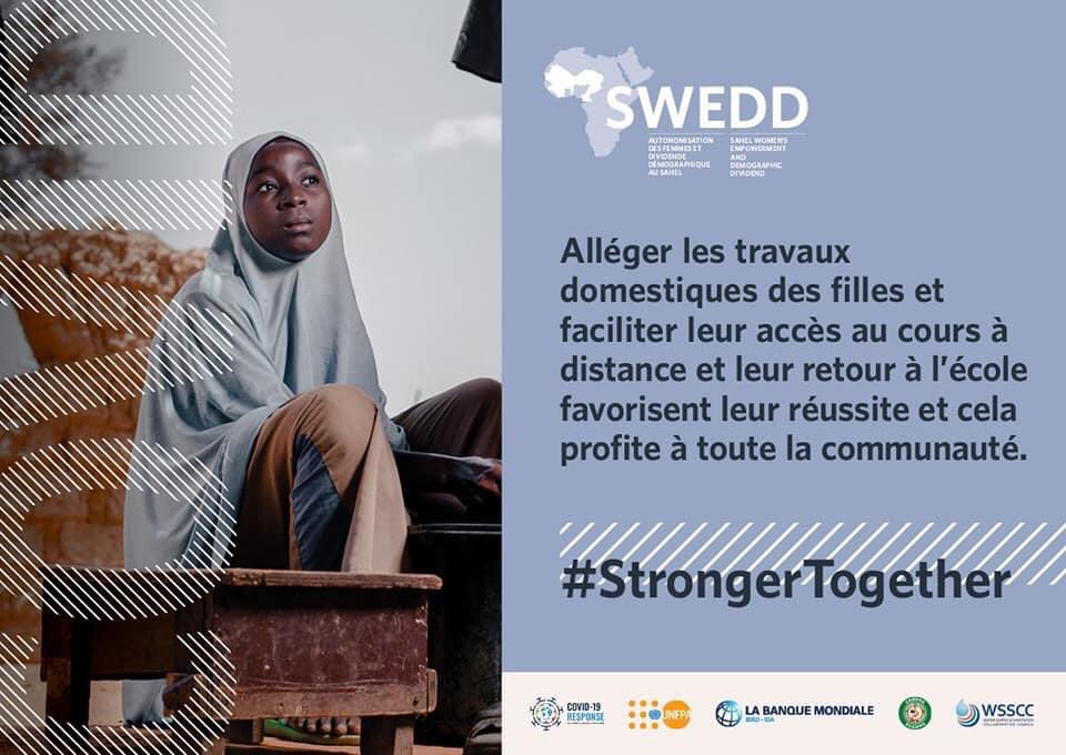 Le mouvement #SWEDD est une excellente initiative visant l’autonomisation des filles et des femmes. Nous sommes pour l’éducation et le maintien des filles <a href="/UNFPA_WCARO/">UNFPA WCARO</a> <a href="/mabinguengom1/">Mabingue Ngom</a> <a href="/JustinKoffi6/">Justin Koffi</a> <a href="/cadoteceline/">Celine Adotevi</a> #StrongerTogether #Putyoungpeoplefirst