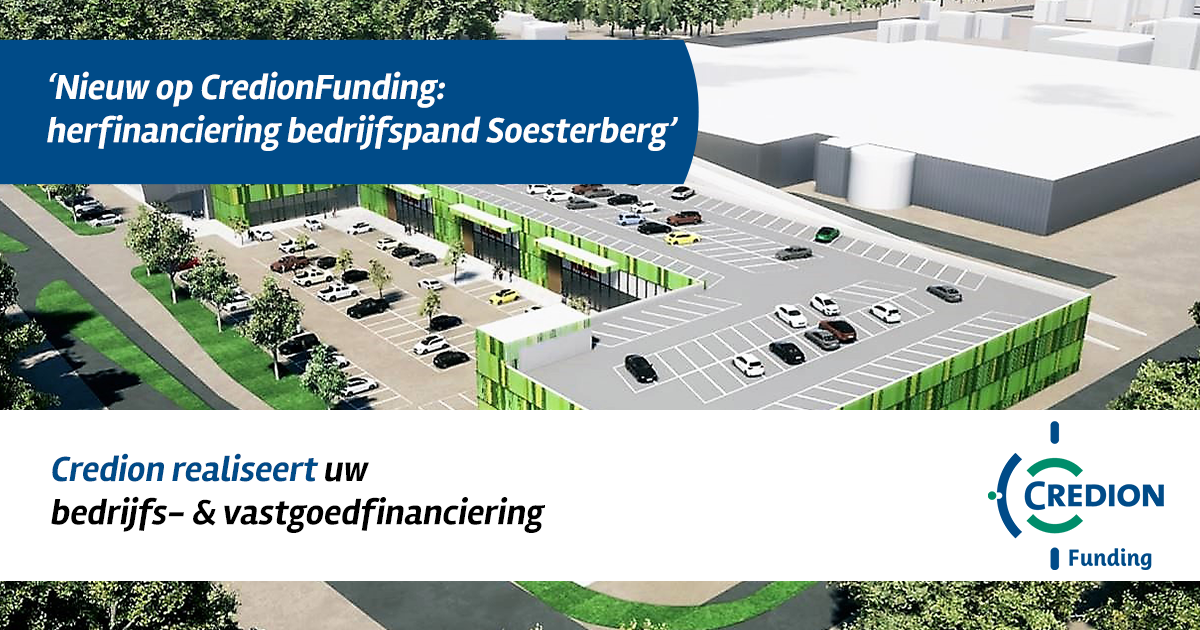 credion's tweet photo. Via CredionFunding, een nieuw platform van Credion, kunt u direct investeren in vastgoedprojecten en MKBbedrijven, tegen een aantrekkelijk rendement. Kijk voor ons eerste project op: https://t.co/MTXNk94dfu #investeren #vastgoed #herfinanciering #bedrijfsfinanciering #credion https://t.co/FPGvaRi2gR