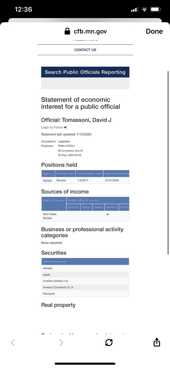 Look at these investments & tell me there is no conflict of interests. Has he been getting rich at the expense of the tax payers, environment & law? They all seem to be connected to Russian/ Glencore (Mining) & Koch/Alec (oil/energy) interests. Please investigate  @FBIMinneapolis