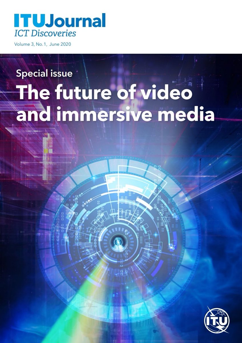 Advances in multimedia have changed our world.

Explore the latest developments in video + #ImmersiveMedia and the exciting prospects appearing on the horizon in this special edition of the @ITU Journal news.itu.int/itu-journal-fo…