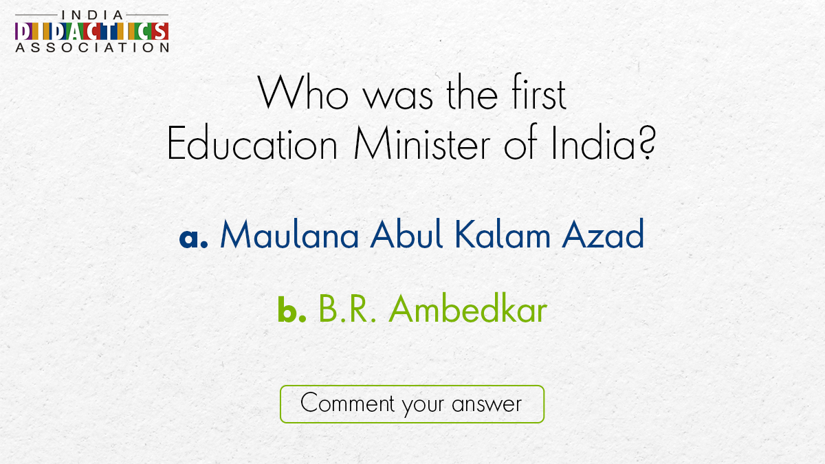 Reply with your answer and tag a history buff to see if they got it right too.

#NewAgeLearning #LearningContinues #EducationFightsCorona #UnitingForEducation #StrongerTogether #IDA #DistanceLearning #Edtech #FutureOfEducation #EducationMinister #FirstEducationMinister #History