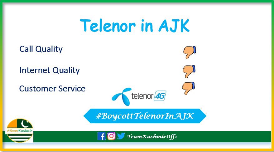 Iamhamzasudozai's tweet photo. We request government of AJK to release spectrum in AJK as soon as possible and compel these telecom companies to go through spectrum auction process otherwise restrict them from providing this stupid service. 
#ReleaseSpectrumInAJK 
@farooq_pm 
@TeamKashmirOff1 
@Masood__Khan https://t.co/NEp2549yrb