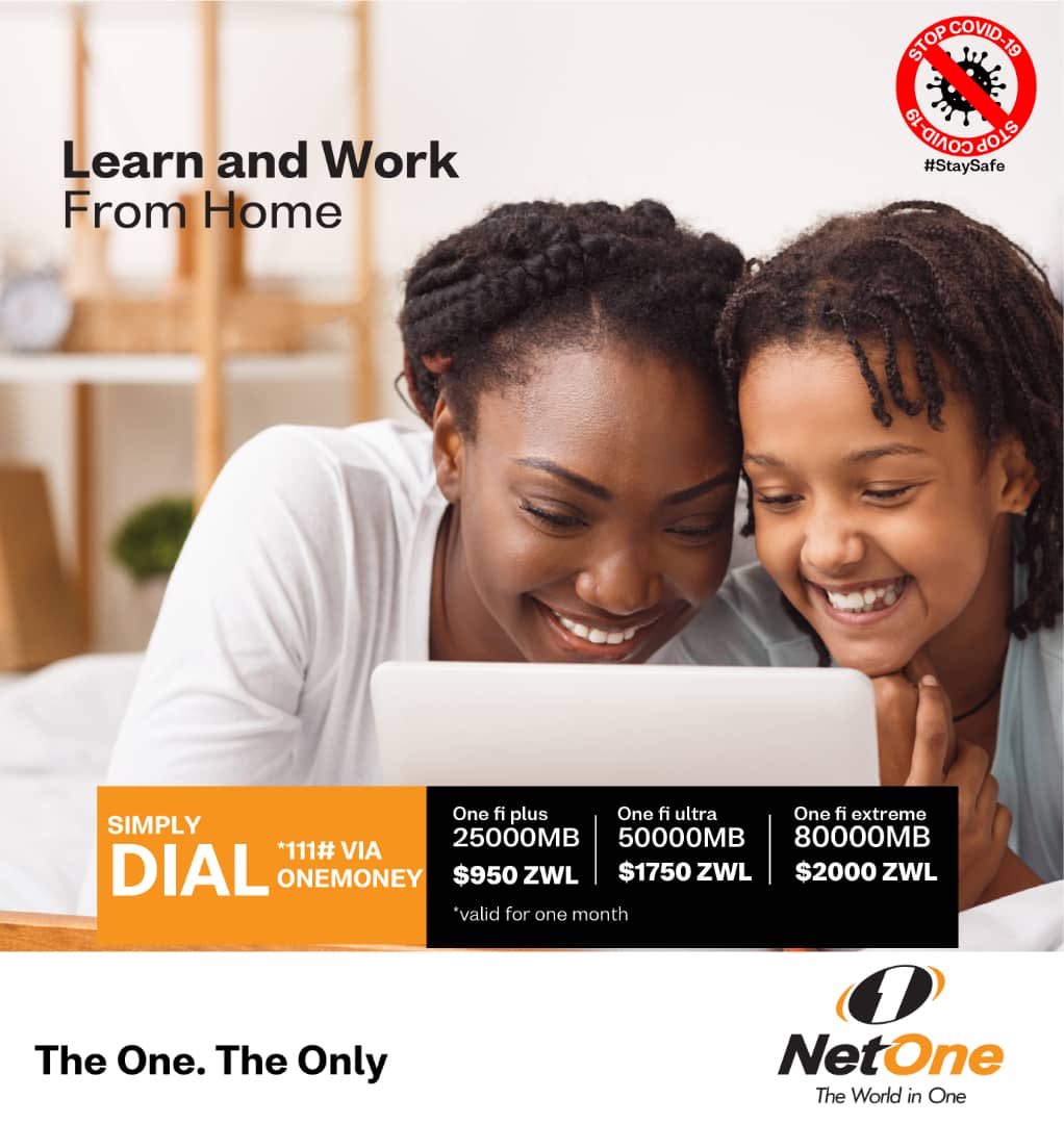 NetOneCellular's tweet photo. Stay safe, get access to learn and work from home with the best bundles in town!

📱 Dial *111# to purchase bundles via OneMoney 

#StaySafe #DoMoData https://t.co/Fjk6w1kpyN