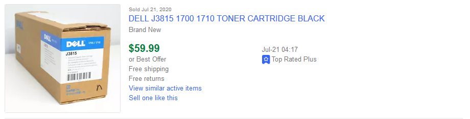 2. BrandsThe most important part of toner is brand.OEM toner sells for a lot more $$ than generic.The top brands to look for :- HP- Brother- DellIf you see any of those 3, scan it and buy it.Also check the date on the box! Expired means less $ 