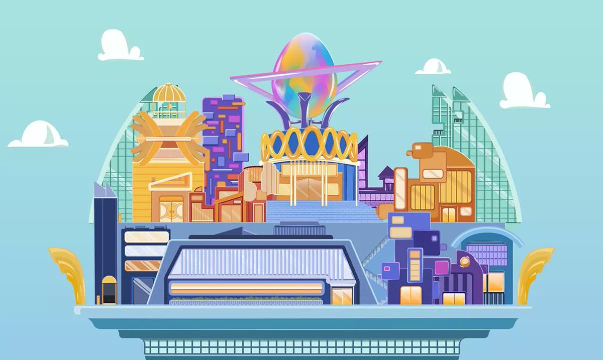 carl2dgame's tweet photo. For our final game environment showcase, we have the Central Business District. This glitzy and glamorous section of the Eggalopolis is frequented by high-flyers of the society. Will Carl ever get to see the view from up there? Well, that's up to you! 

#carl2dgame #CARL #2dgame https://t.co/nDVi11UAAs
