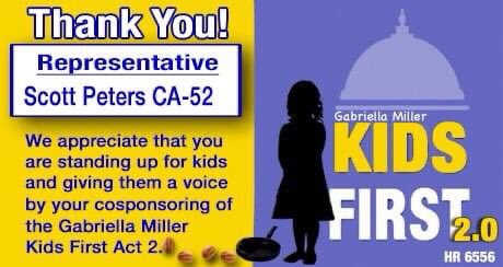 CureKidsCancerN's tweet photo. We have another California cosponsor for #GMKF2! Thank you @RepScottPeters for doing your part to support our kids! #curekidscancernow #smashingwalnuts https://t.co/UA72unu7Pk