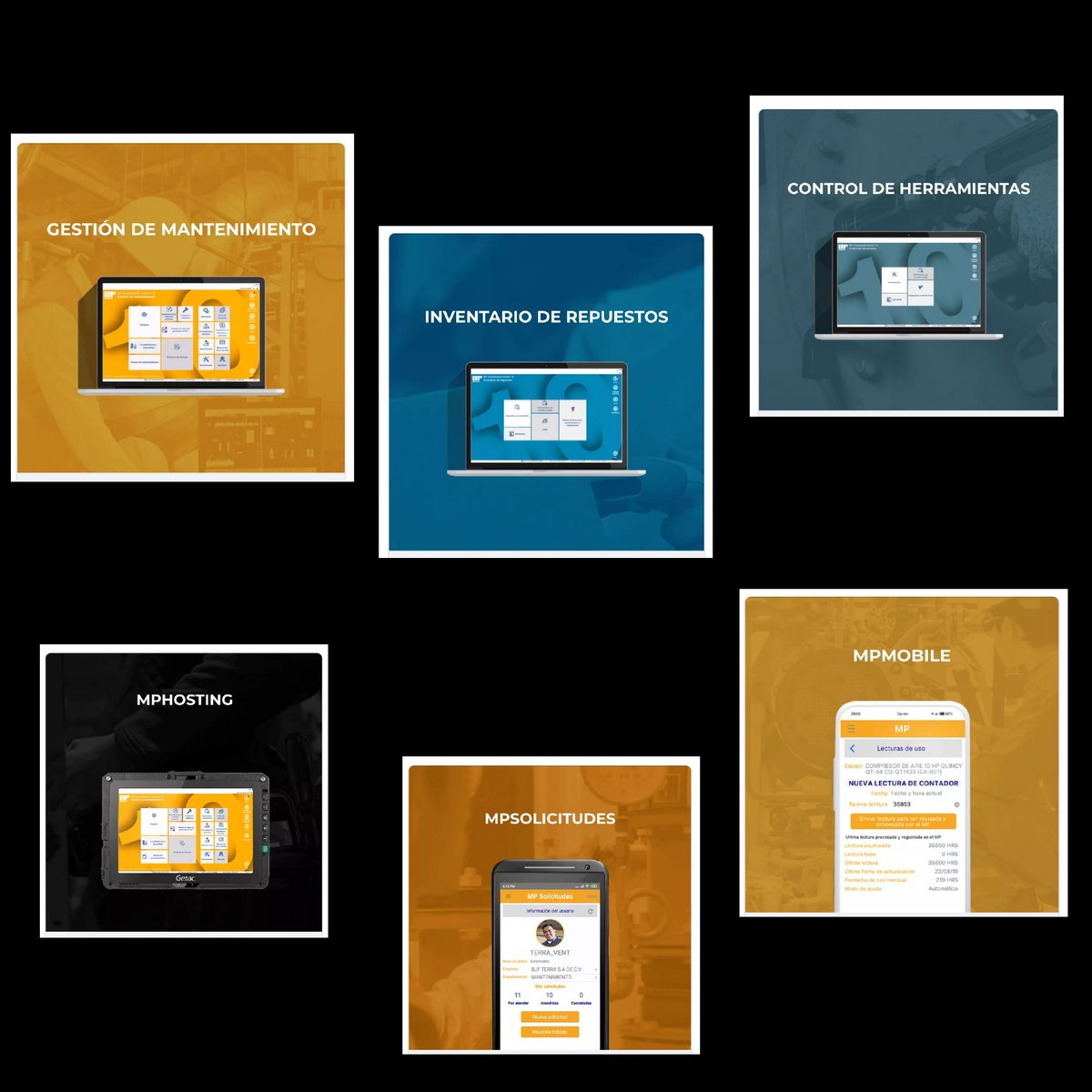 mainprev's tweet image. Conoce la suite de MP SOFTWARE VERSIÓN 10.
Gestiona el mantenimiento de tu empresa de una manera sencilla y rápida #mantenimiento #gmao #gestiondemantenimiento