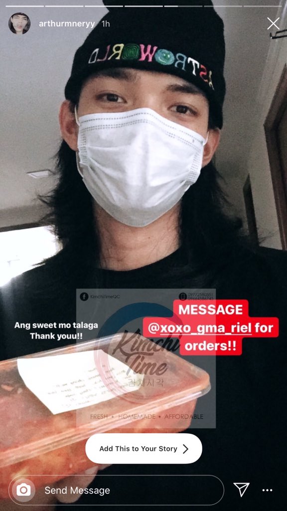 xoxo_gma_riel's tweet photo. The one and only Arthur Nery!!! 😍🎉
Maraming salamat @ArthurMNeryy, sa uulitin!! 💯💯💯
#KimchiTime https://t.co/oGzkhZ5RUY