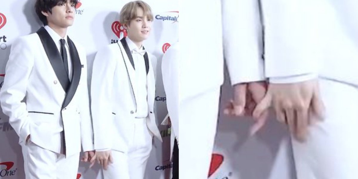 taebokkiii's tweet photo. Taegi subtly holding hands in the most cutest and tiniest way 🥺 https://t.co/W21jqMP1T0