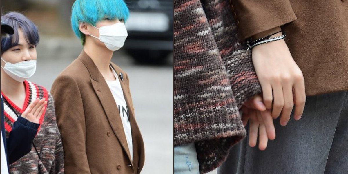 taebokkiii's tweet photo. Taegi subtly holding hands in the most cutest and tiniest way 🥺 https://t.co/W21jqMP1T0