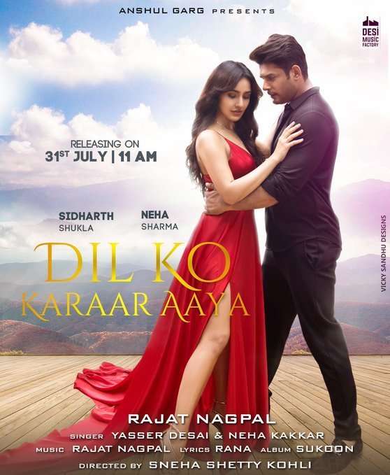 Dil Ko Karaar Aaya: #ExcitedForDilKoKaraarAaya TOPS Trending List As  Sidharth Shukla Announces The Release Date With A NEW Poster