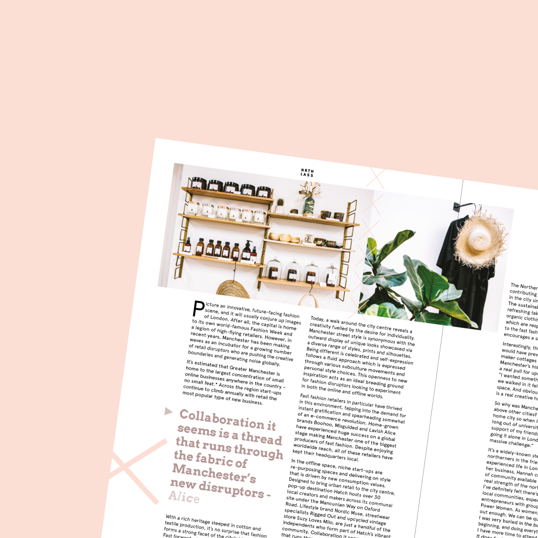 NRTHLASS's tweet photo. Issue Three: launching this week. In the issue, @AliceMathews_ writes on @BeaumontOrganic to discover how Manchester is becoming the home of fashion disruptors and how start-up culture is evolving in the city.
The magazine will be available to buy at northern stockists and online https://t.co/Vt1WckozZL
