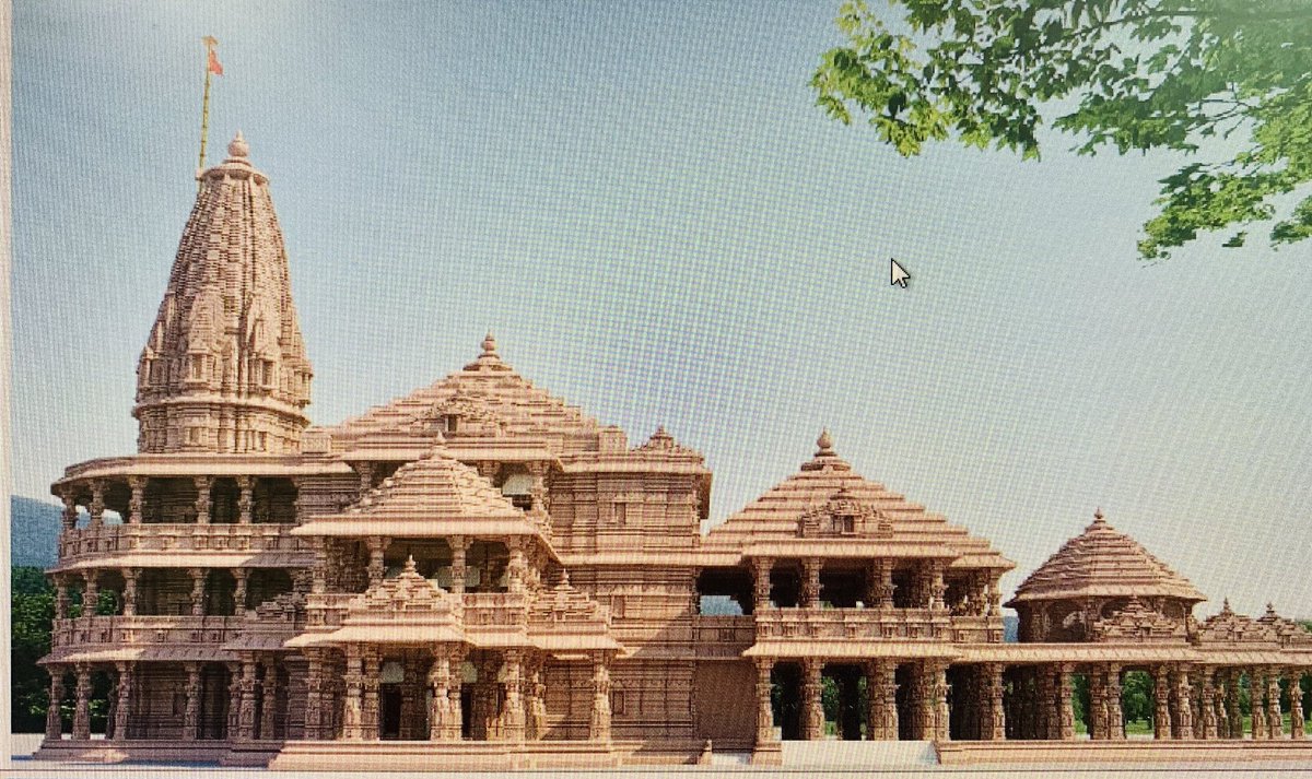 narendramodi177's tweet photo. Here are some images of the 3D model of proposed new structure of Shri Ram Janmbhoomi Mandir, Ayodhya. #राम_के_धाम_मोदी https://t.co/fAb5A0B6WD