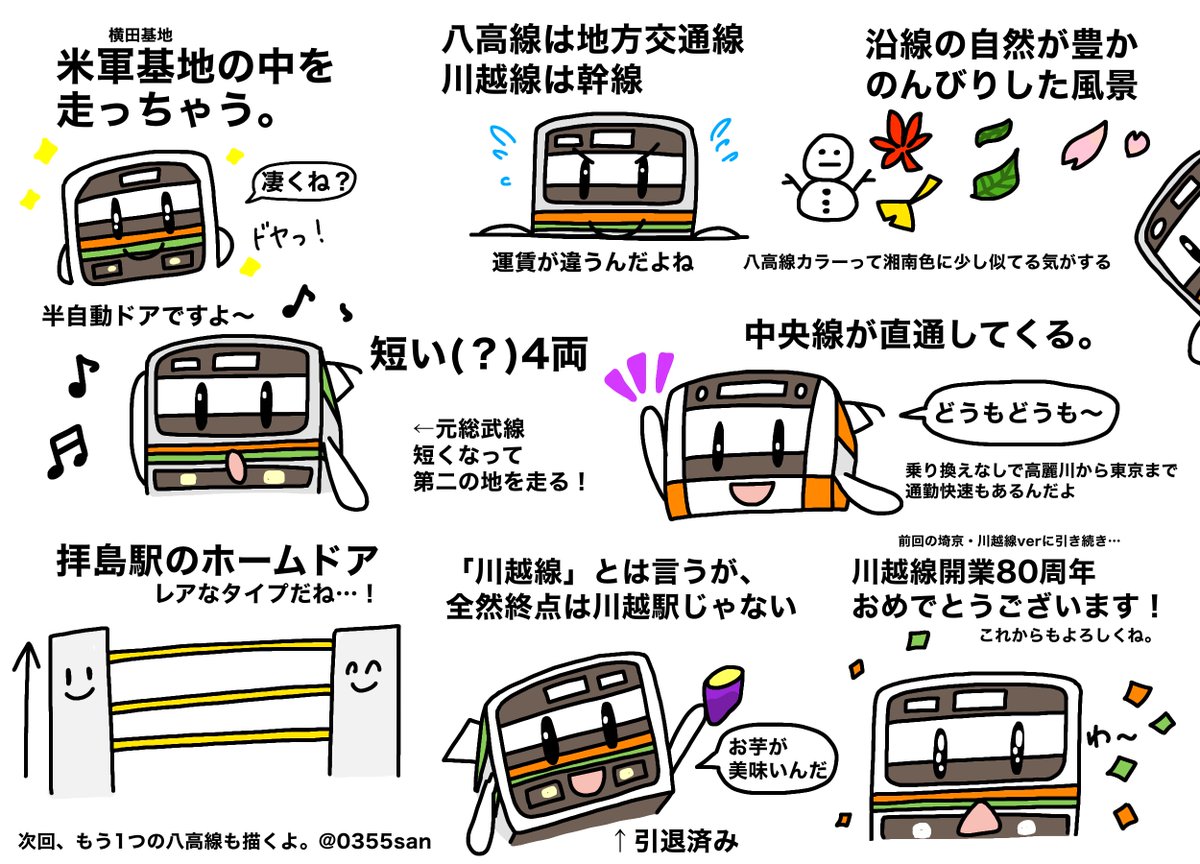 Twoucan 川越線開業80周年 の注目ツイート イラスト マンガ Twoucan 川越線開業80周年 の注目ツイート イラスト マンガ