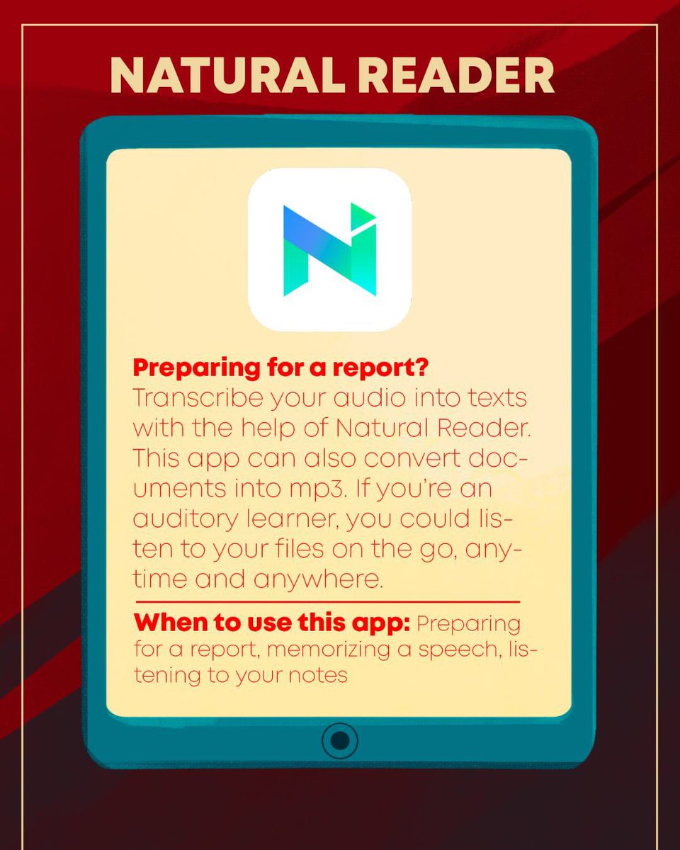 CSABatch2022's tweet photo. As we are all adjusting to this new normal, your mind may be wandering to its own places. And in order to succeed this academic year, we must stay focused and productive with our academics. With that, here are some apps to release your full potential. 📱(1/2)

#5DaysToSHS https://t.co/awdrSJpYeW