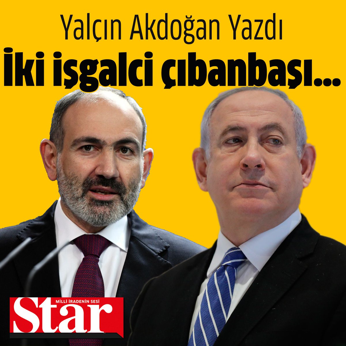 ❝DÜNYADA göze çarpan iki şımarık, işgalci, kifayetsiz devlet var; İsrail ve Ermenistan. ❞
YALÇIN AKDOĞAN'IN YENİ YAZISI İÇİN TIKLAYINIZ bit.ly/32H2f3m

#StarYazarlar <a href="/Y_Akdogan/">Prof. Dr. Yalçın Akdoğan🇹🇷</a>