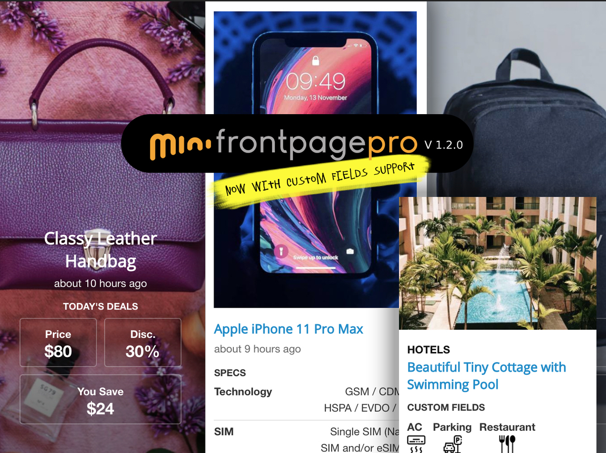 Minifrontpage 3.0.2 + Minifrontpage Pro 1.2.0 (with Custom Fields support) is released templateplazza.com/items/mini-fro…
