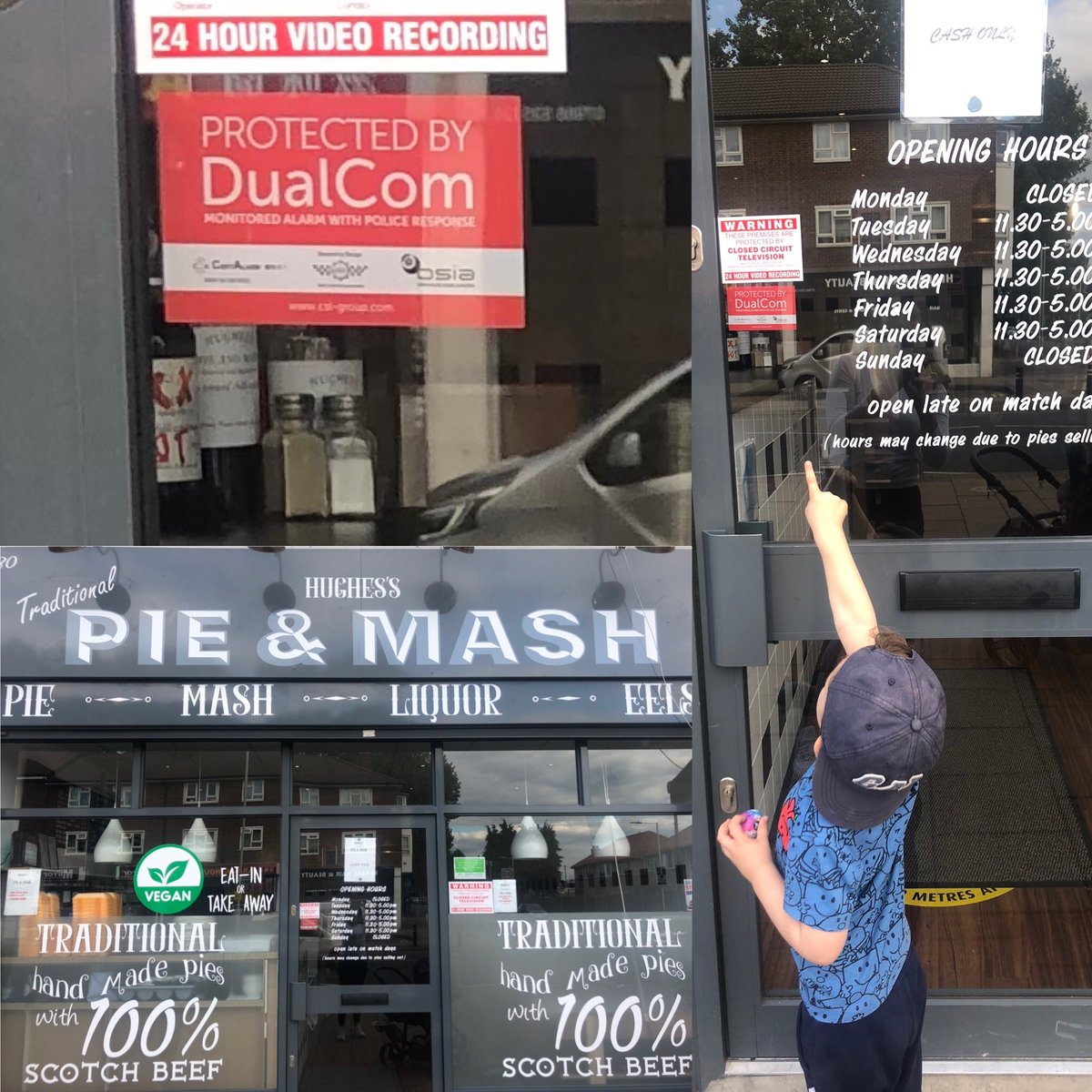 vsp_vicki's tweet photo. Even Pie &amp; Mash needs protecting! 🥧🥔😋Don’t forget to send in your pics of any CSL stickers you see and we’ll send you some goodies 👀#mummylookyourlogo #cslstickerselfie https://t.co/vjxFFU0xQH