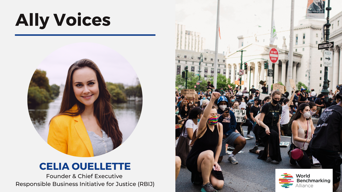 SDGBenchmarks's tweet photo. Today, we kick off a new series of blogs which chronicles the stories and voices of WBA's diverse🌍Alliance. Read the first blog by @ouellette_celia of @RBI_Justice who speaks on #BLM and how companies can play a meaningful part in delivering change 👉 https://t.co/Zsw9pjhA3X https://t.co/CJwhRgLk4l