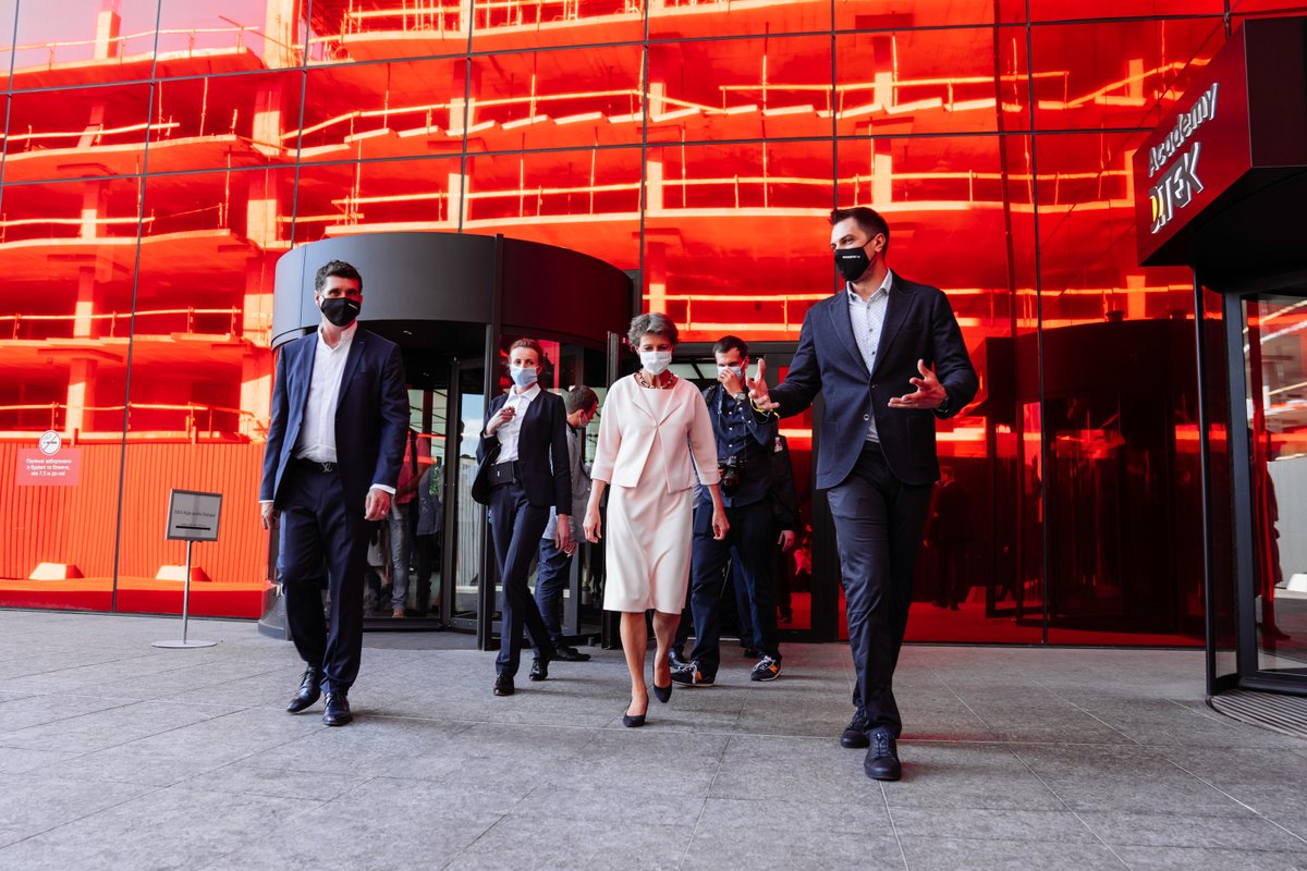 President of Switzerland <a href="/s_sommaruga/">Simonetta Sommaruga</a>  visited UNIT.City together with representatives of <a href="/SwissUA/">Swiss Embassy Kyiv</a>. She discussed future cooperation with the Prime Minister of Ukraine <a href="/Denys_Shmyhal/">Denys Shmyhal</a>, and met with residents: <a href="/delfastbikes/">Delfast🇺🇦🇺🇸</a>, <a href="/Fabricator25/">Ffff</a>,<a href="/AitheonOfficial/">Aitheon</a>,<a href="/solargaps/">SolarGaps</a>