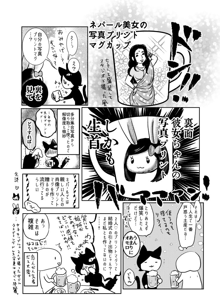 ちょっとどうしていいかわからない、ネパール美女のお土産
(数年前の友人の話) 