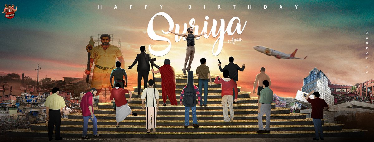 Suriyaism__Offl's tweet photo. Here Is Our Birthday Gift To @Suriya_offl Anna😍

#Suriya Birthday Special Poster From Team @SuriyaismOffl2 🤗

DESIGN - @SKN_Offl 🙌❤

It Took 15 Days Of Hardwork To Complete This Design..!!

Hope You All Like It..!!🙂

#HappyBirthdaySuriya Anna😘

#SooraraiPottru #Maara https://t.co/X9AngMmpAV