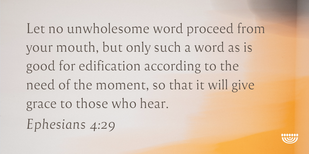 Chosen People Usa On Twitter Let No Unwholesome Word Proceed From Your Mouth But Only Such A Word As Is Good For Edification According To The Need Of The Moment So That Health inspectors shut down several food stands that were. let no unwholesome word proceed from