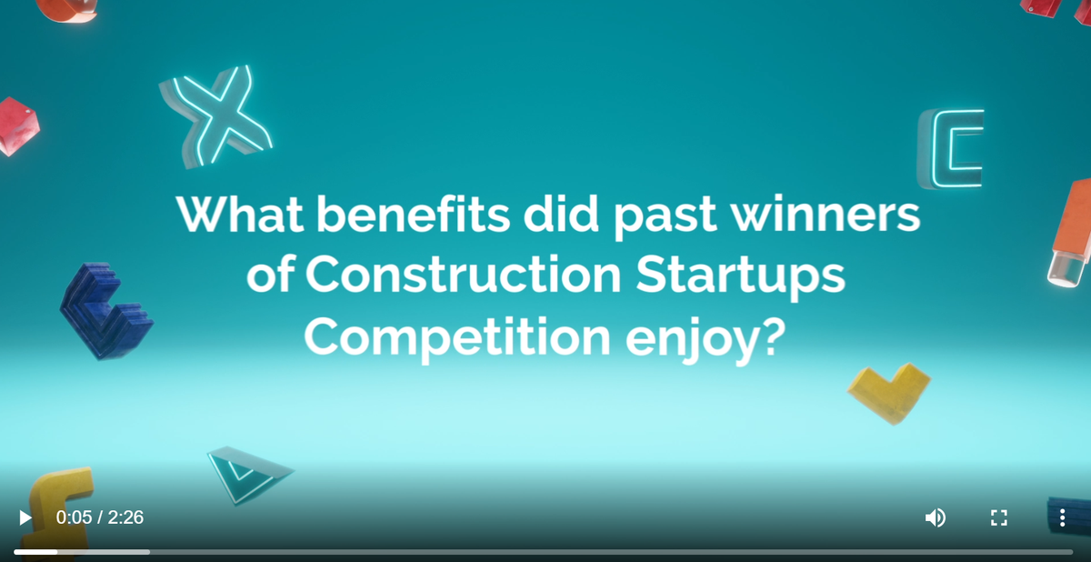 CemexVentures's tweet photo. Why did past winners of Construction Startup Competition join the challenge? Take a look at their experience and get inspired. 
This is your moment! Last days to apply! 
👉https://t.co/s9X7QojHo9
#CSC2020 #IAmTheMissingPiece
@ARQLITE @KNOWIFY @IPSUM @rebartek https://t.co/0iEBfkUA4B