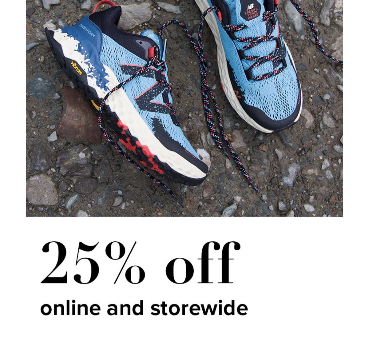 new balance sale exclusions