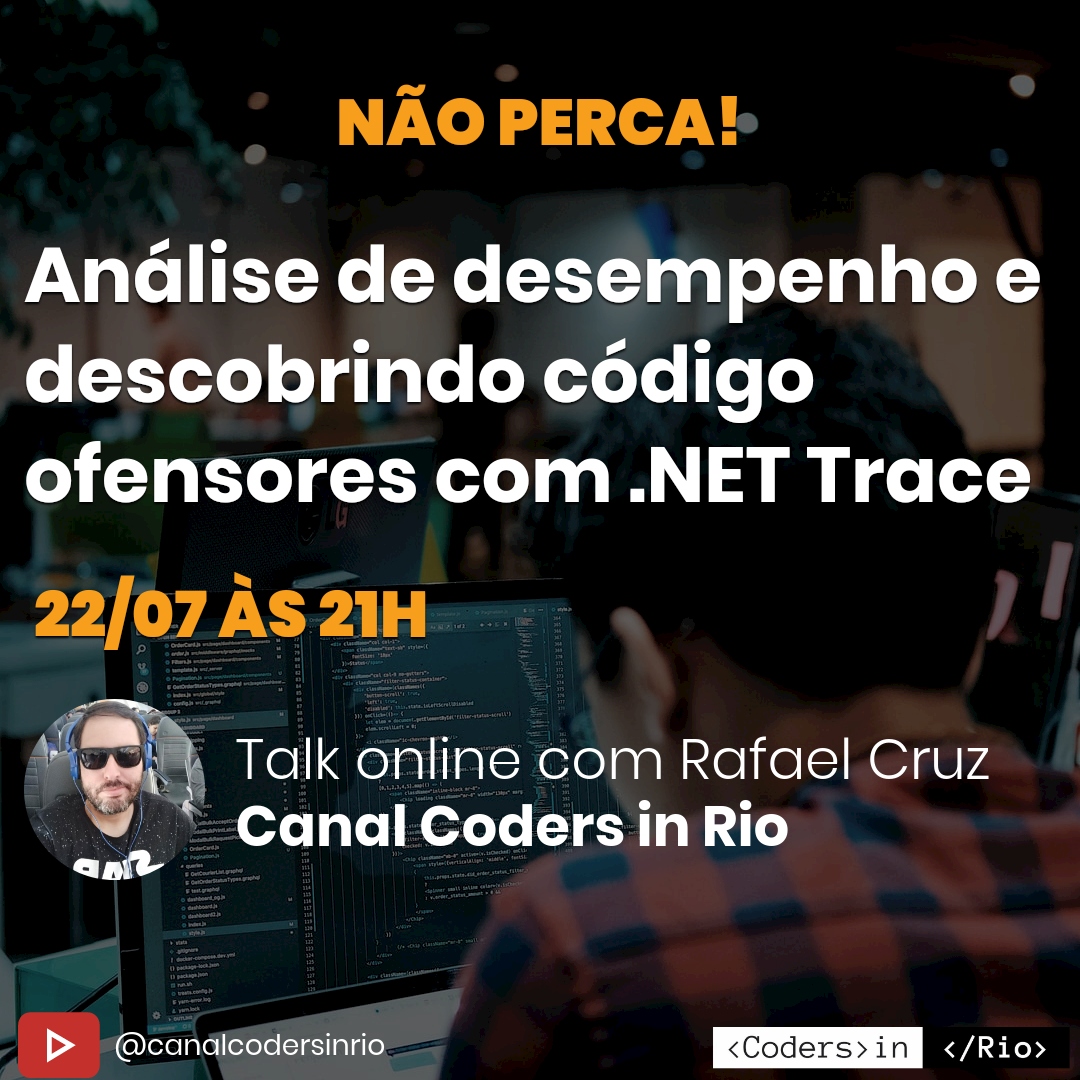 rafaelcruz_net's tweet photo. Coders,
Analisar e descobrir qual são os gaps de performance de sua aplicação pode ser crucial em um momento de troubleshooting em produção.
Quer aprender sobre o NET Trace, cola lá no canal do Coders in Rio.
https://t.co/IfzwC2Uxst
#codersinrio #mvpbr #mvpbuzz #gocoders https://t.co/dndQmy57GF