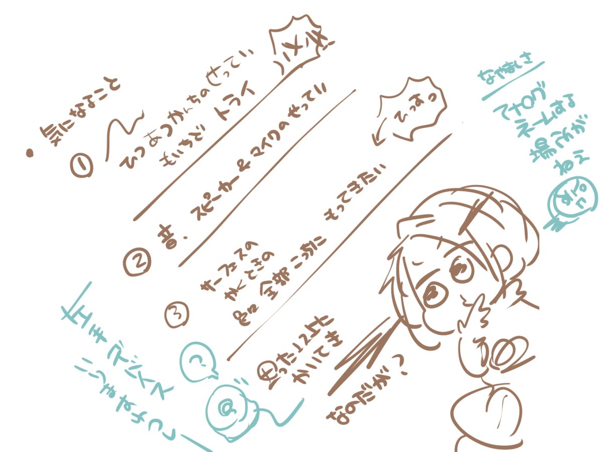 日記みたいに絵が描けるの最高なんだけど…?
やっば…おもった以上にやっば…
「言うてサーフェスも液タブみてーなもんだしな~」とか思ってたらまじでダンチでしたわ…
大きい画面しゅごいよお…
なぜか音が鳴らないので諸々色々調節していくぜ…